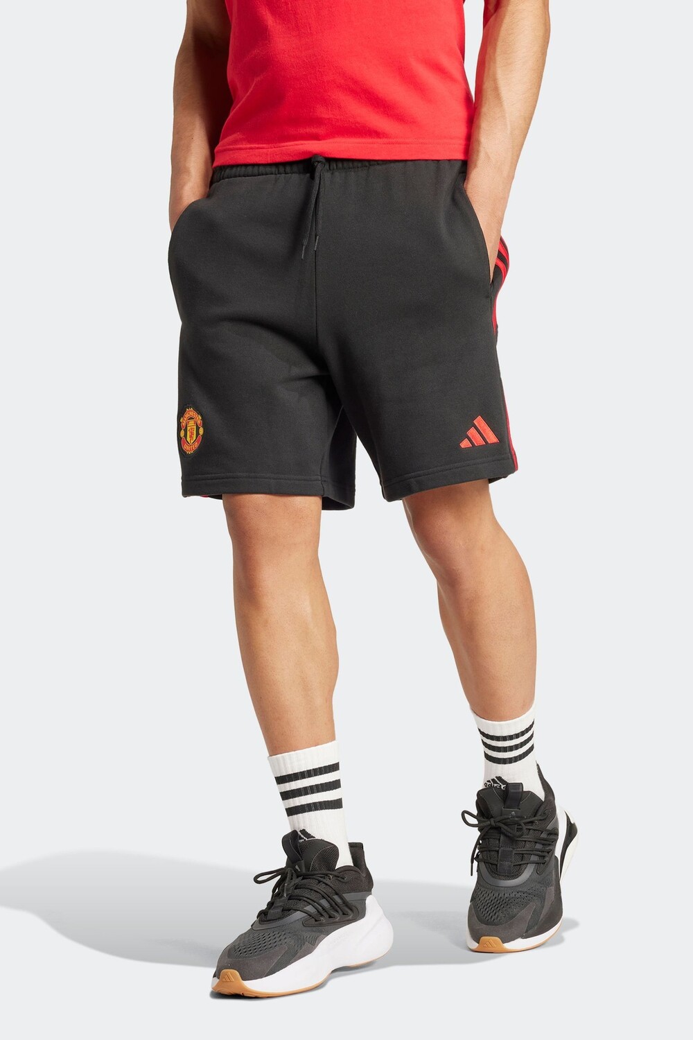 

Нижние шорты Манчестер Юнайтед Adidas, черный