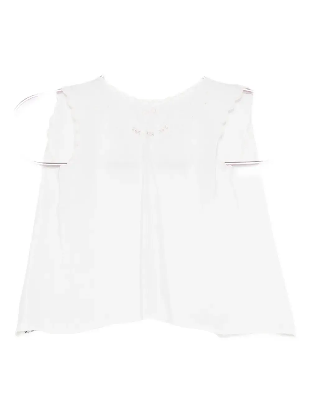 

Вышитый топ Mariella Ferrari, белый