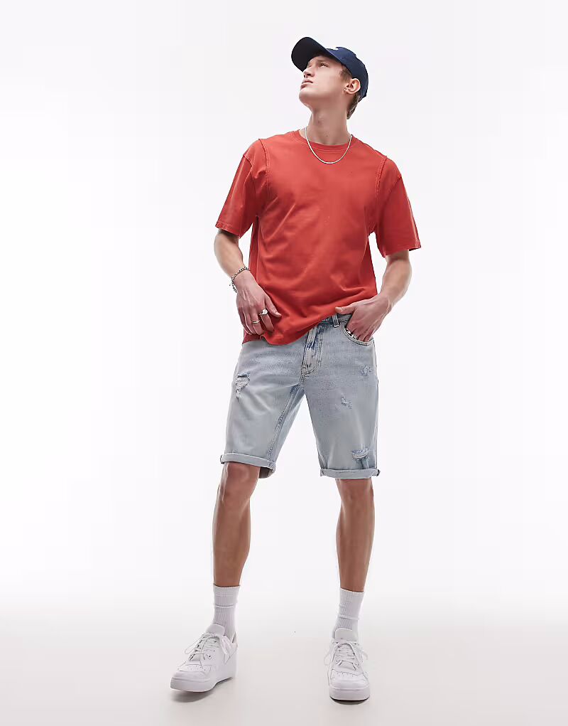 

Узкие джинсовые шорты Tommy Jeans Ronnie светлого оттенка
