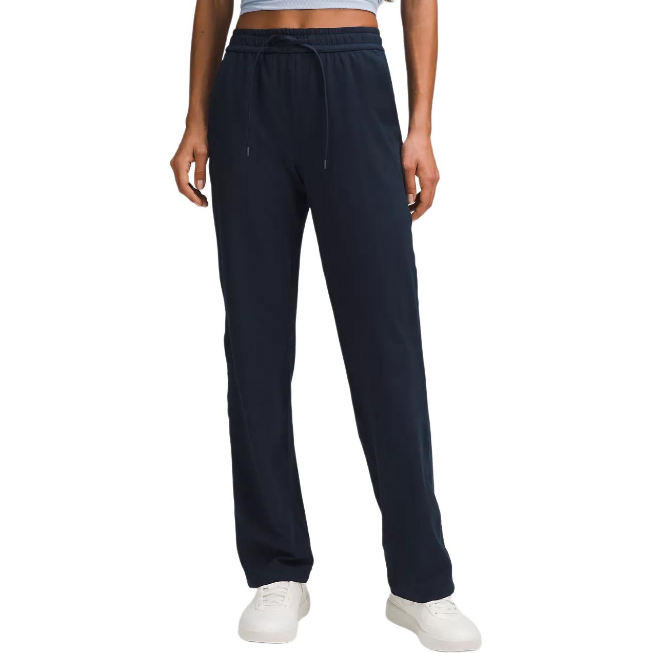 

Мягкие джерси мид райз штаны Regular вязаные спортивные брюки 32' Women's Lululemon, темно-синий