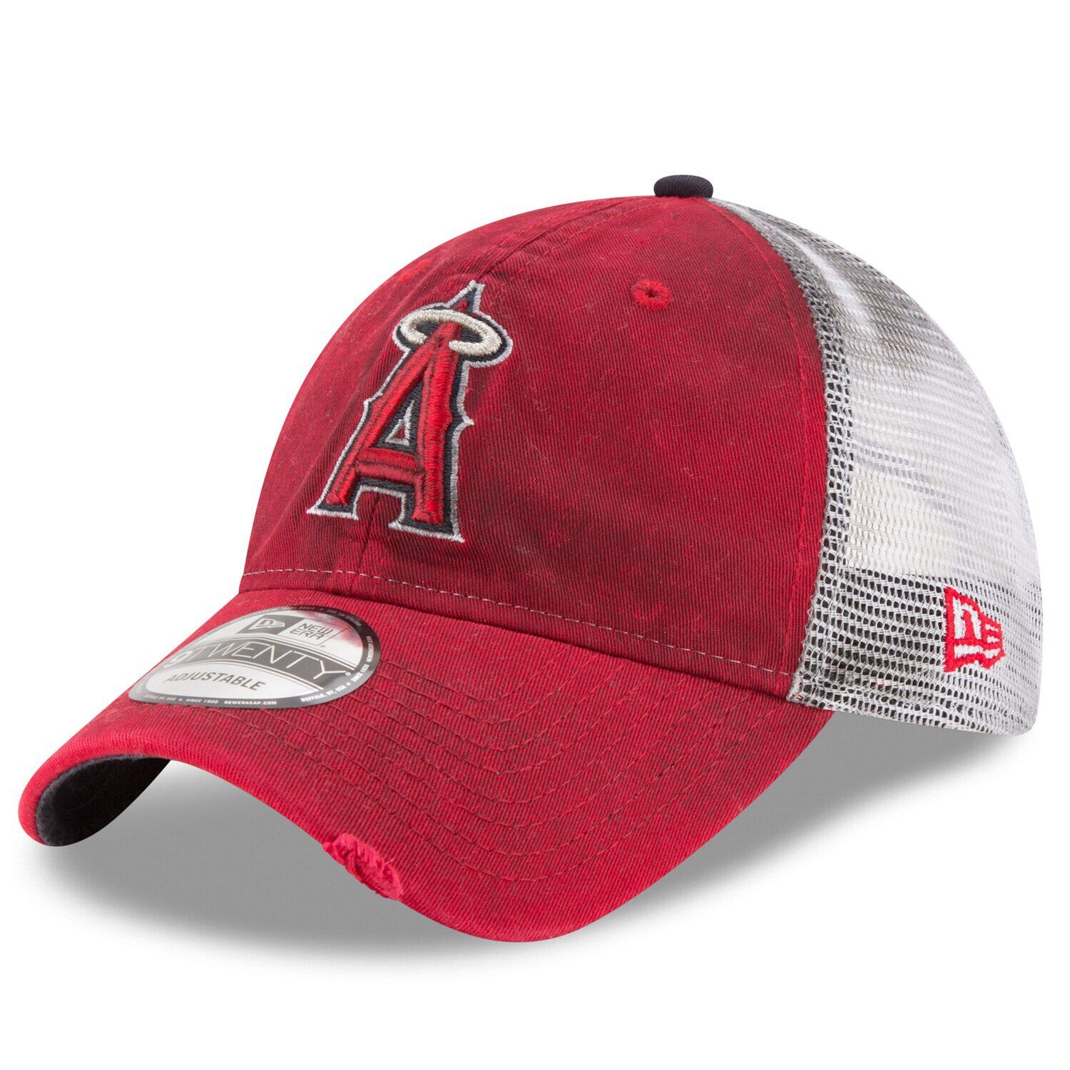 

Мужская регулируемая кепка New Era Red Los Angeles Angels Team Rustic 9TWENTY