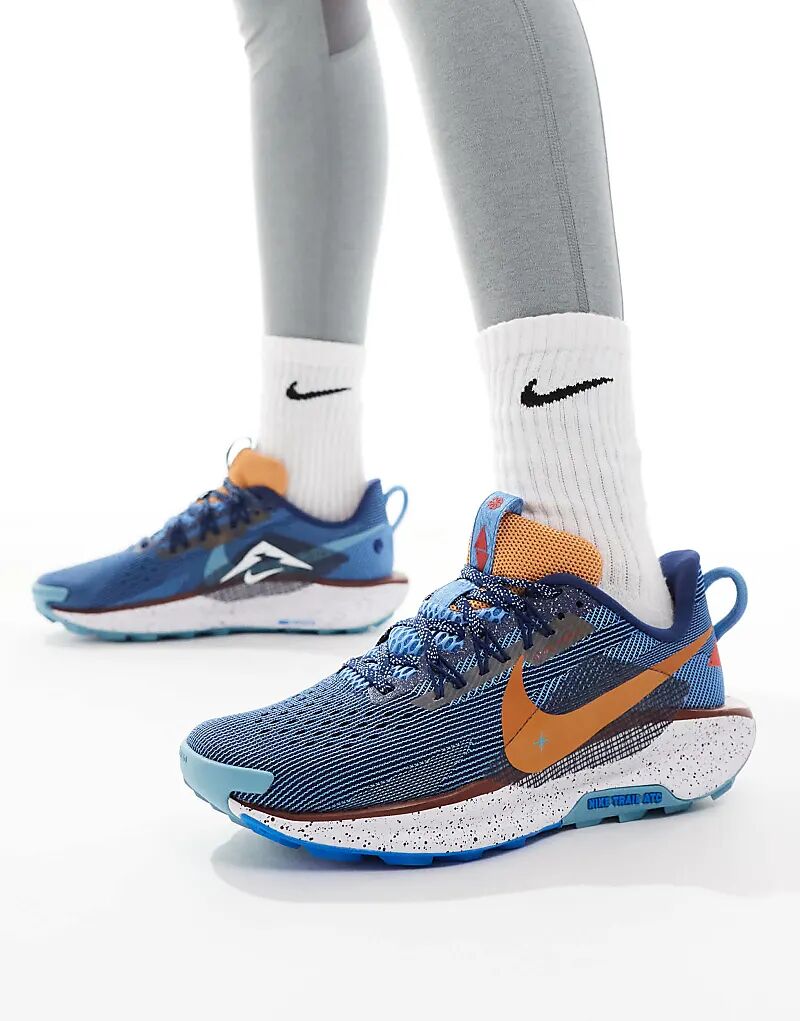 Кроссовки Pegasus ReactX Trail 5 темно-синего и белого цветов Nike Running