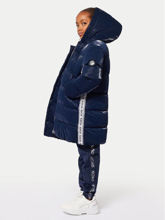 Зимняя куртка стандартного кроя R30185 D Michael Kors Kids, синий — фото 4