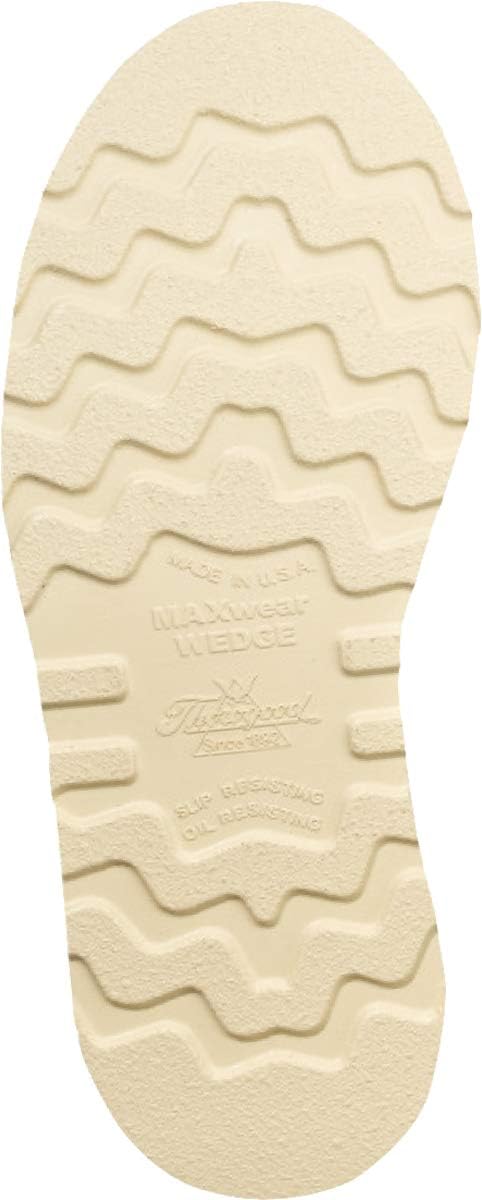 Мужские сапоги Thorogood American Heritage Wellington с мягким носком, 28 см, из высококачественной кожи, с противоскользящей подошвой клиновидной формы и комфортной стелькой; сертифицированы по стандарту EH, 12 Wide Tobacco Oil-tanned — фото 4