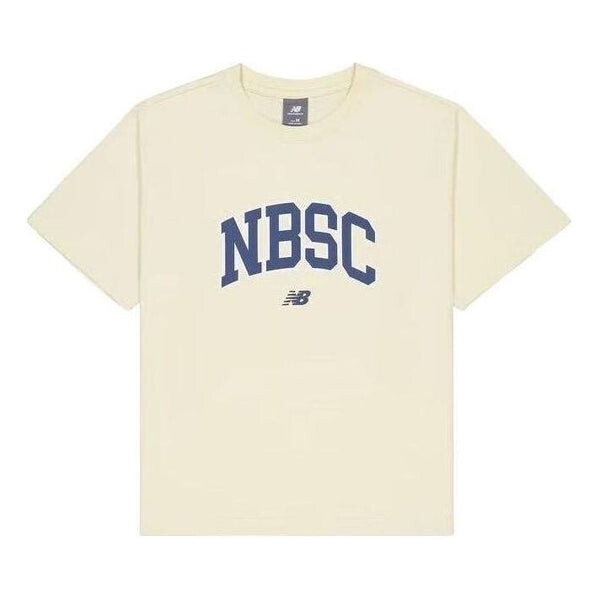 

Футболка nbsc хлопковая футболка New Balance, бежевый