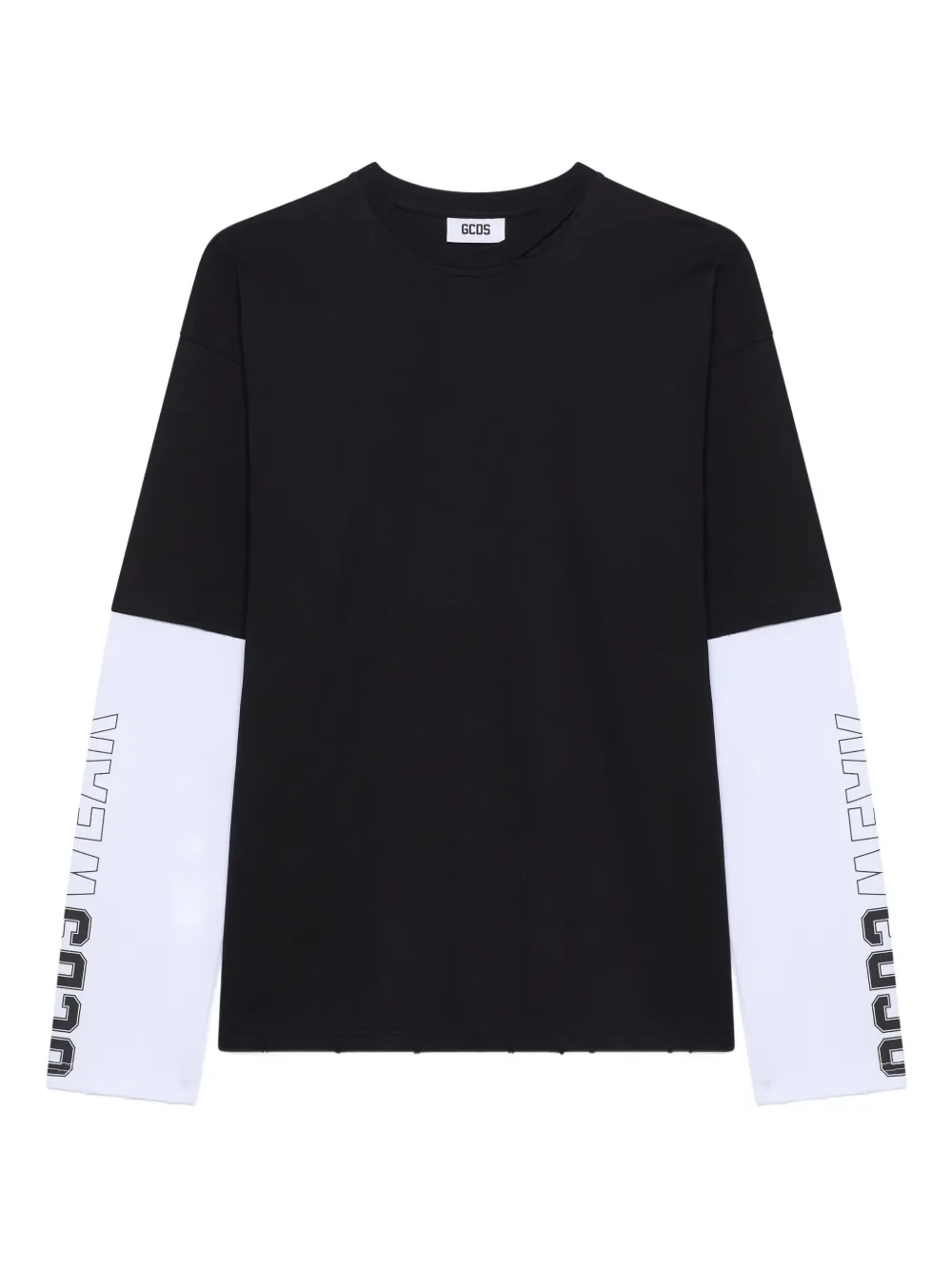 

Футболка с длинными рукавами Gcds, черный