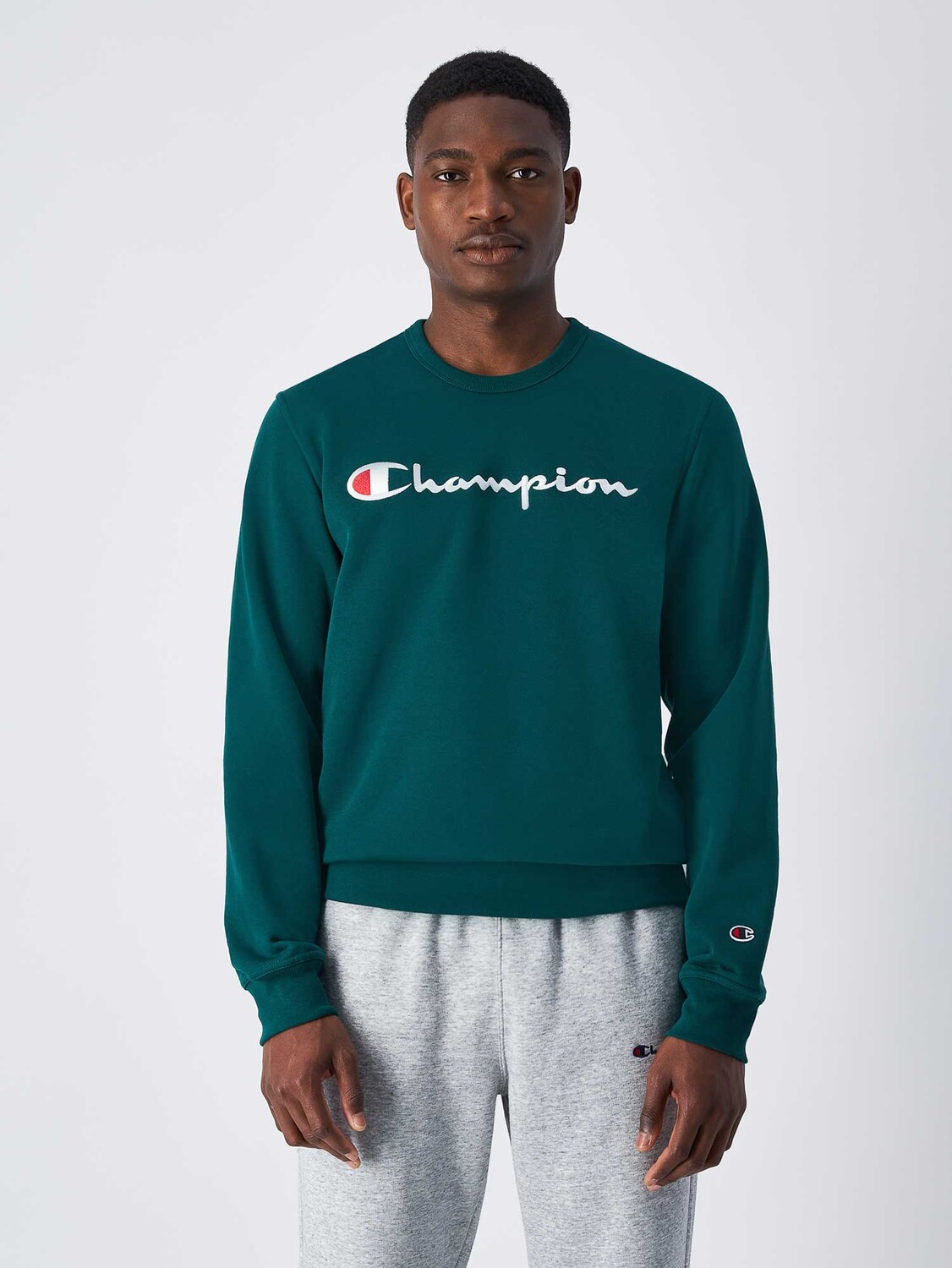

Блуза Champion Crewneck Sweatshirt, зеленый