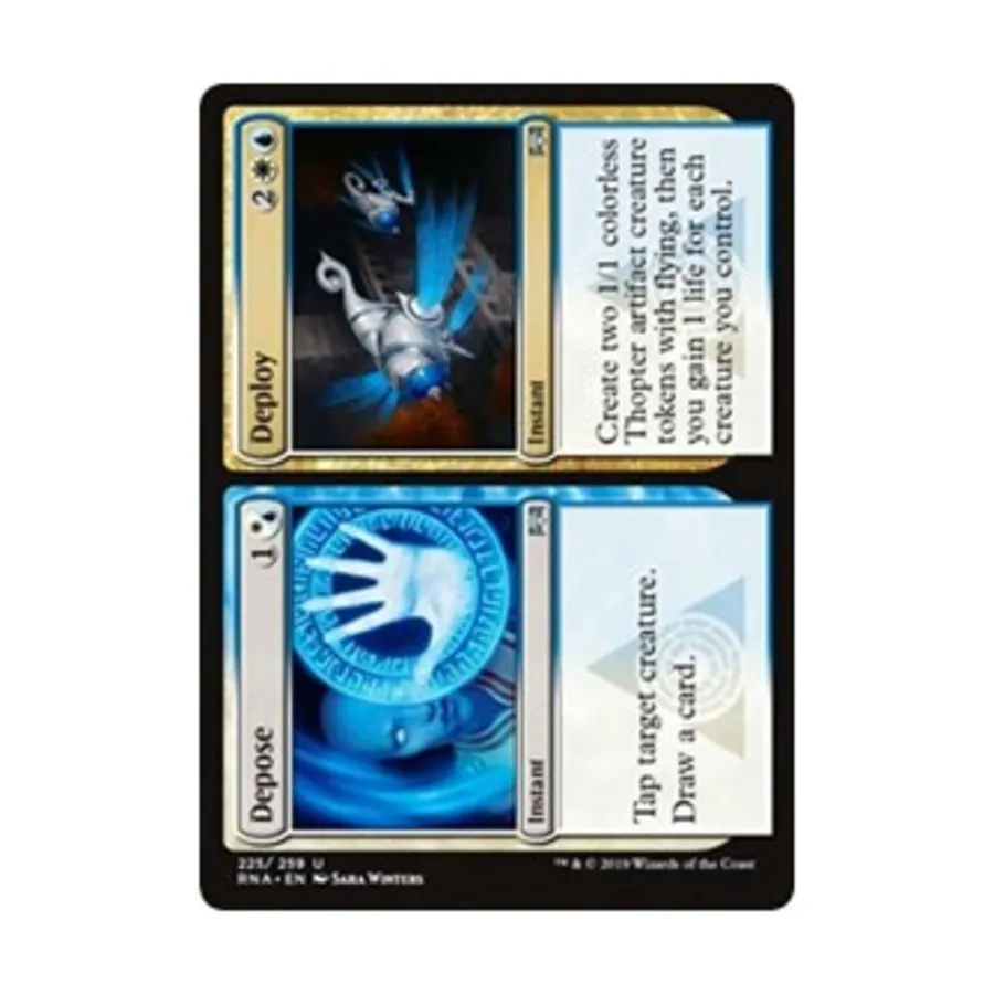 

CCG Разместить // Развернуть (U), MTG - Ravnica Allegiance