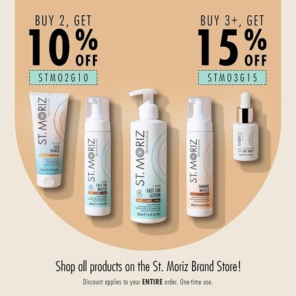 St Moriz Professional Мусс для быстрого автозагара с контролем оттенка 200мл, St. Moriz — фото 2