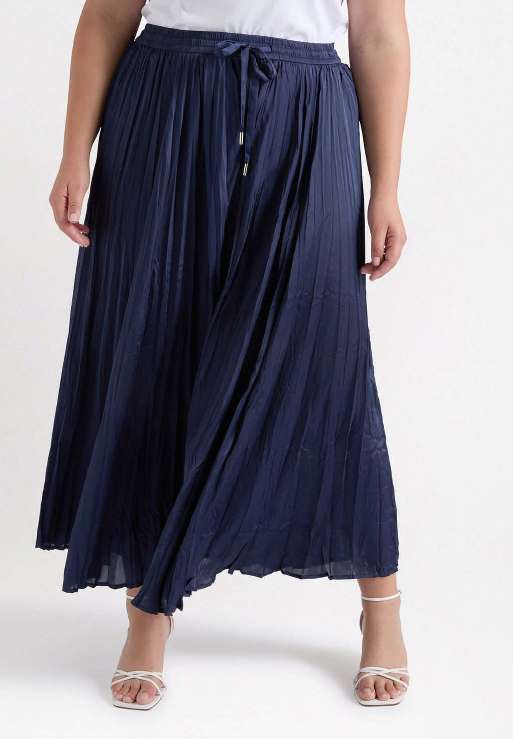 

Юбка макси LUNGA IN - Pleated skirt Fiorella Rubino, синий