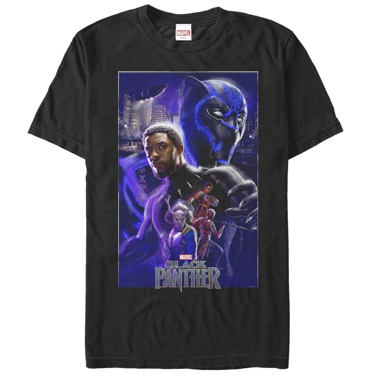 

Мужская легкая футболка Black Panther Movie Panther Licensed Character