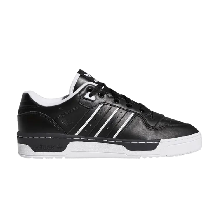 

Кроссовки adidas Rivalry Low 'Black White', черный