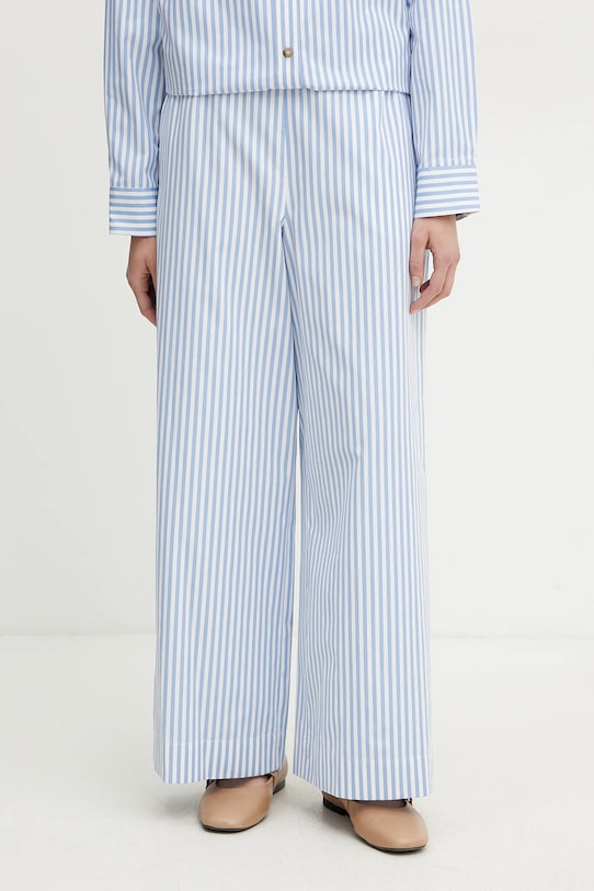 

Хлопковые брюки MM by Max Mara, синий