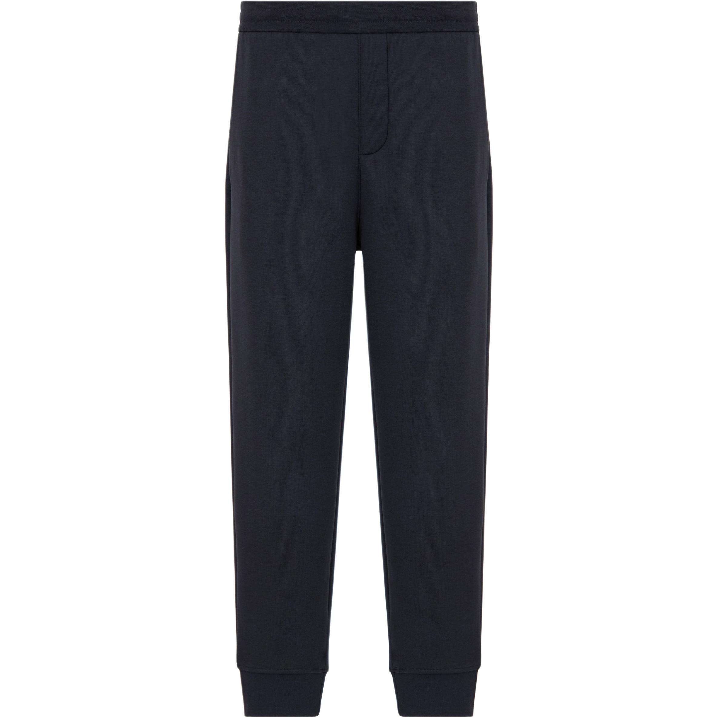 

Прямые спортивные брюки с эластичным поясом EMPORIO ARMANI, Marine Blue