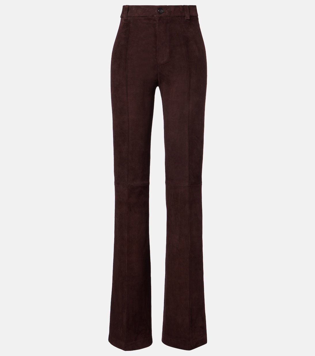 

Широкие замшевые брюки Lizzy с высокой талией Stouls, Castor