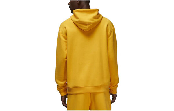 Толстовка Air Jordan Wordmark Fleece Hoodie 'Yellow', желтый — фото 3