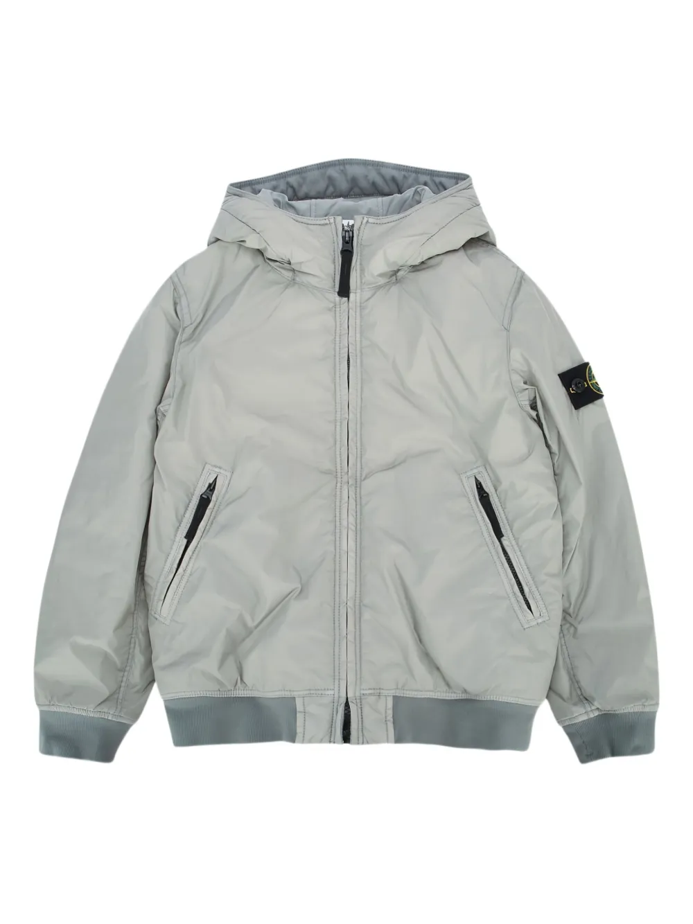 

Бомбер с капюшоном Stone Island Junior