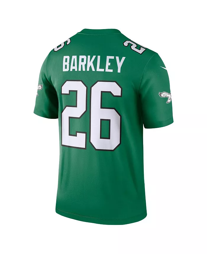 Мужская майка Saquon Barkley Kelly Green Philadelphia Eagles Alternate Legend Nike — фото 3
