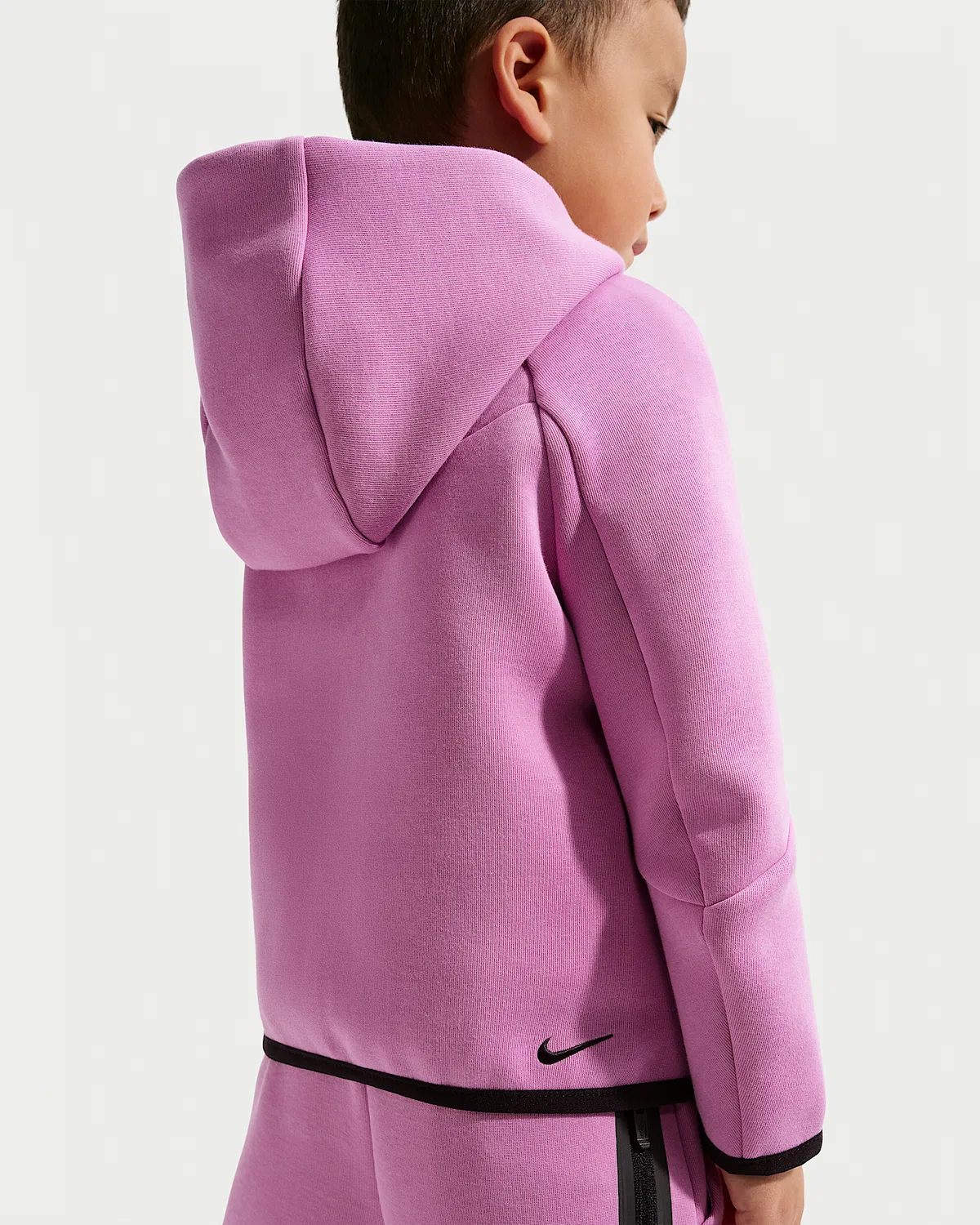 Детский спортивный костюм Nike Sportswear Toddler Tech Fleece, Purple — фото 3