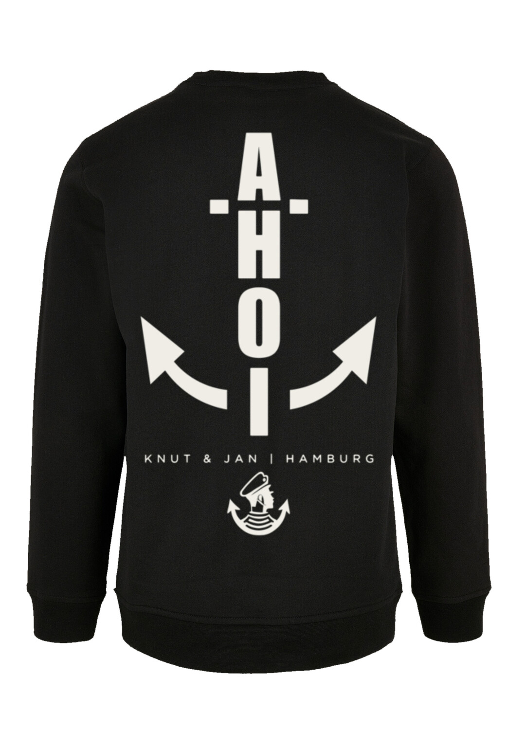 

Пуловер F4NT4STIC Sweatshirt Herren Sweatshirt Ahoi Anker Knut & Jan Hamburg, черный