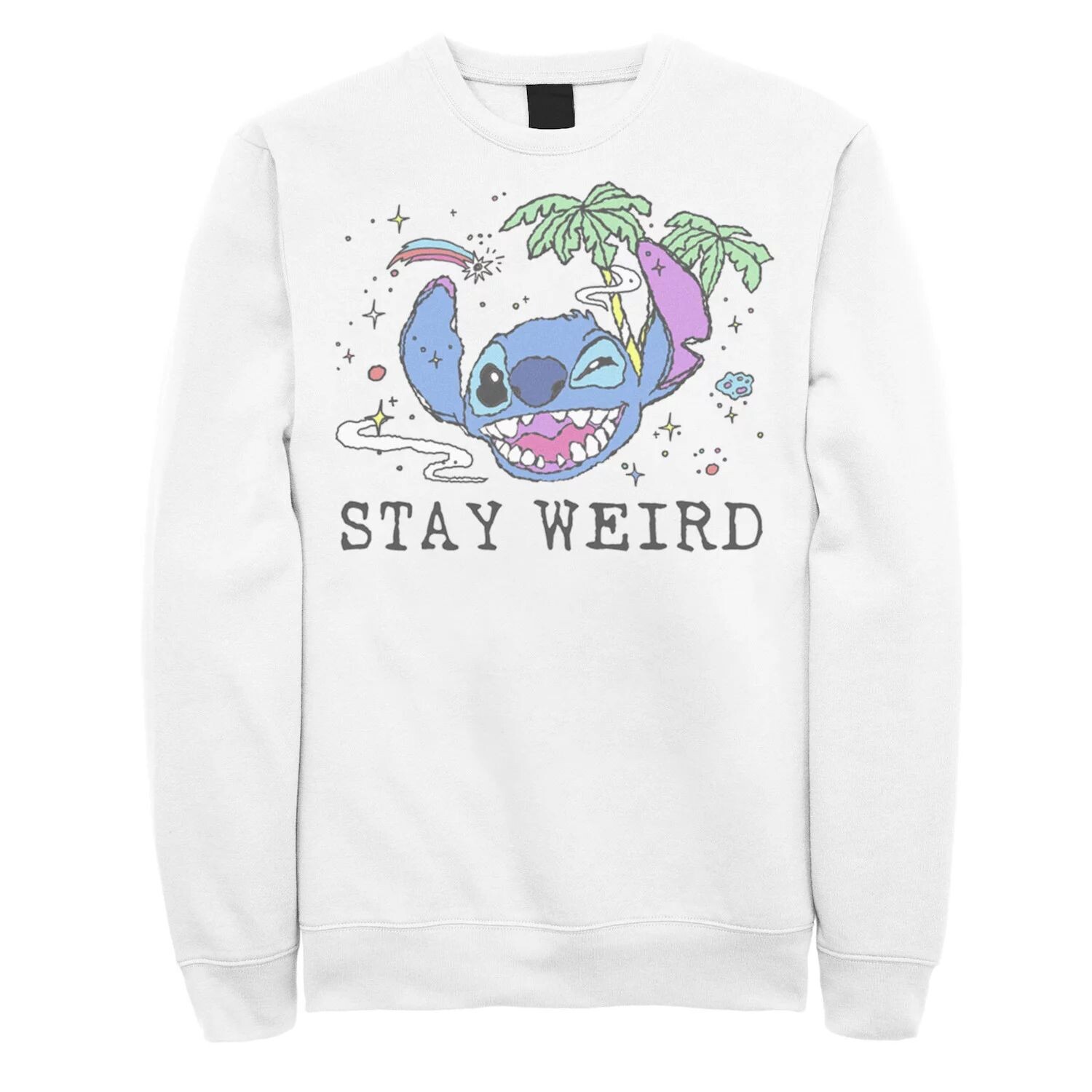 

Мужской свитшот Disney Lilo & Stitch Stay Weird Stitch