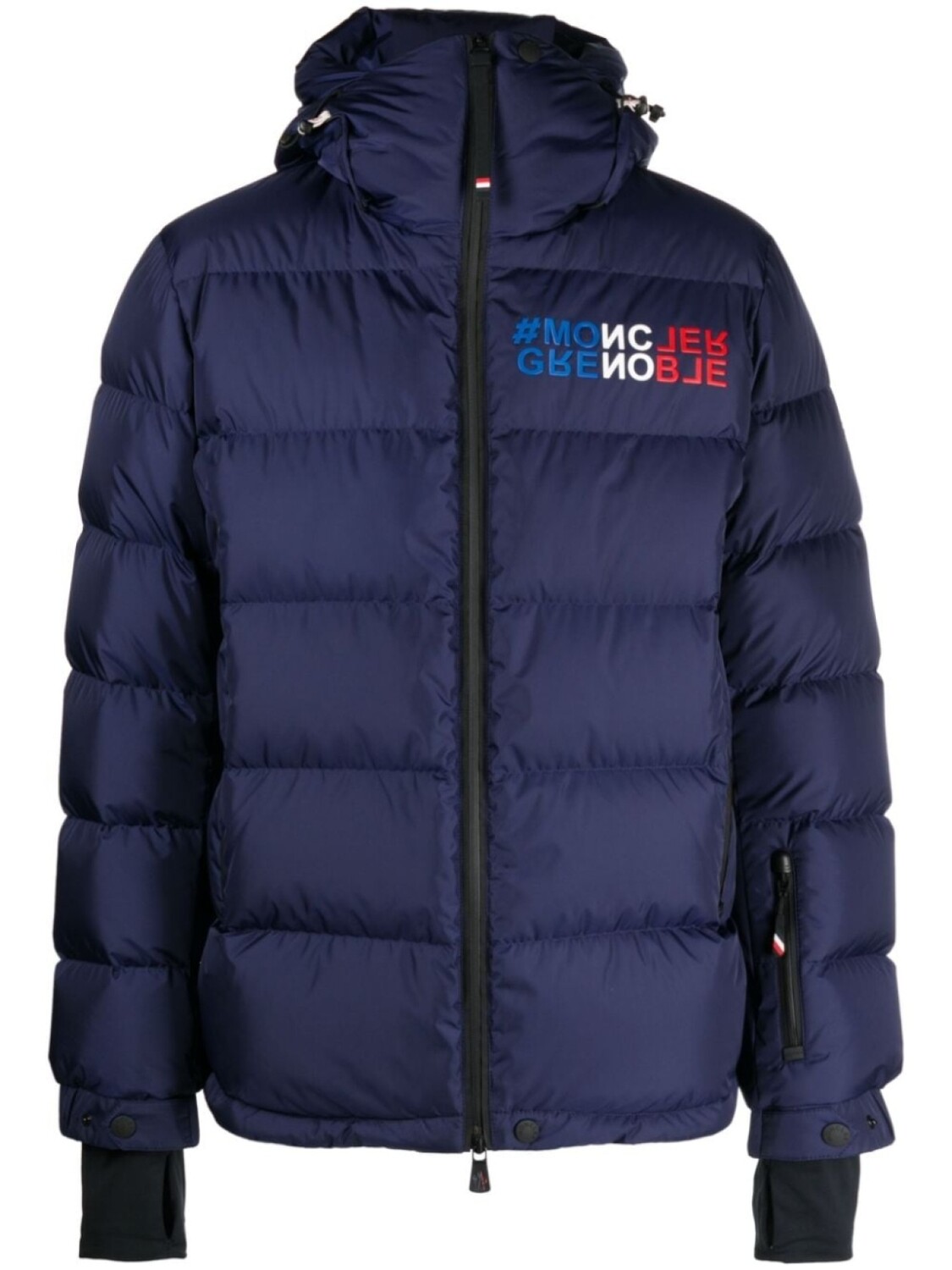 

Moncler Grenoble пуховик Isorno с логотипом, синий