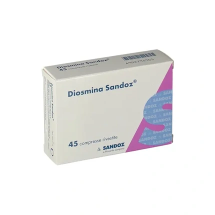 

Диосмин Пищевая добавка для микроциркуляции - 45 таблеток Sandoz