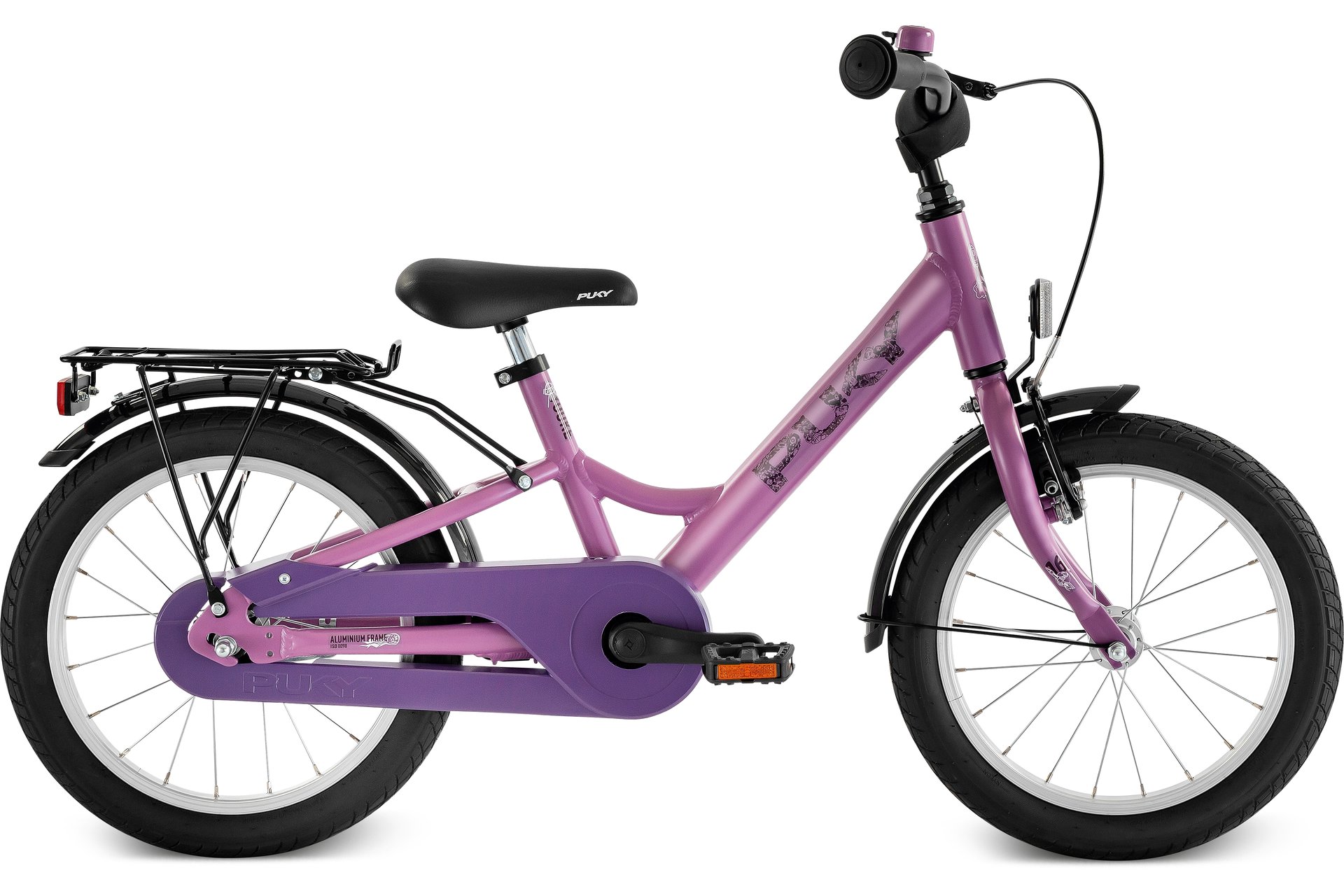 Детский велосипед Puky Youke 16 - 16 дюймов - Y-Form - 2025, цвет Lila|perky purple — фото 3