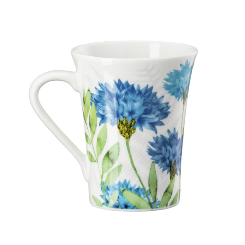 My Mug Collection - Big Flowers - Кружка Василек с ручкой 0,40 л Hutschenreuther, красочный — фото 2