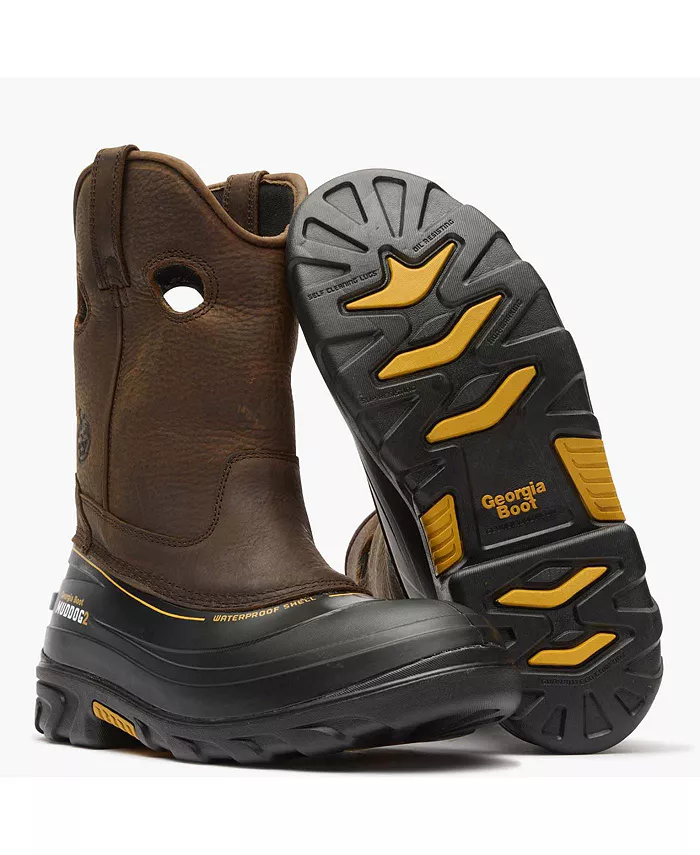 Мужские рабочие резиновые сапоги Muddog Wellington Georgia Boot, коричневый — фото 2