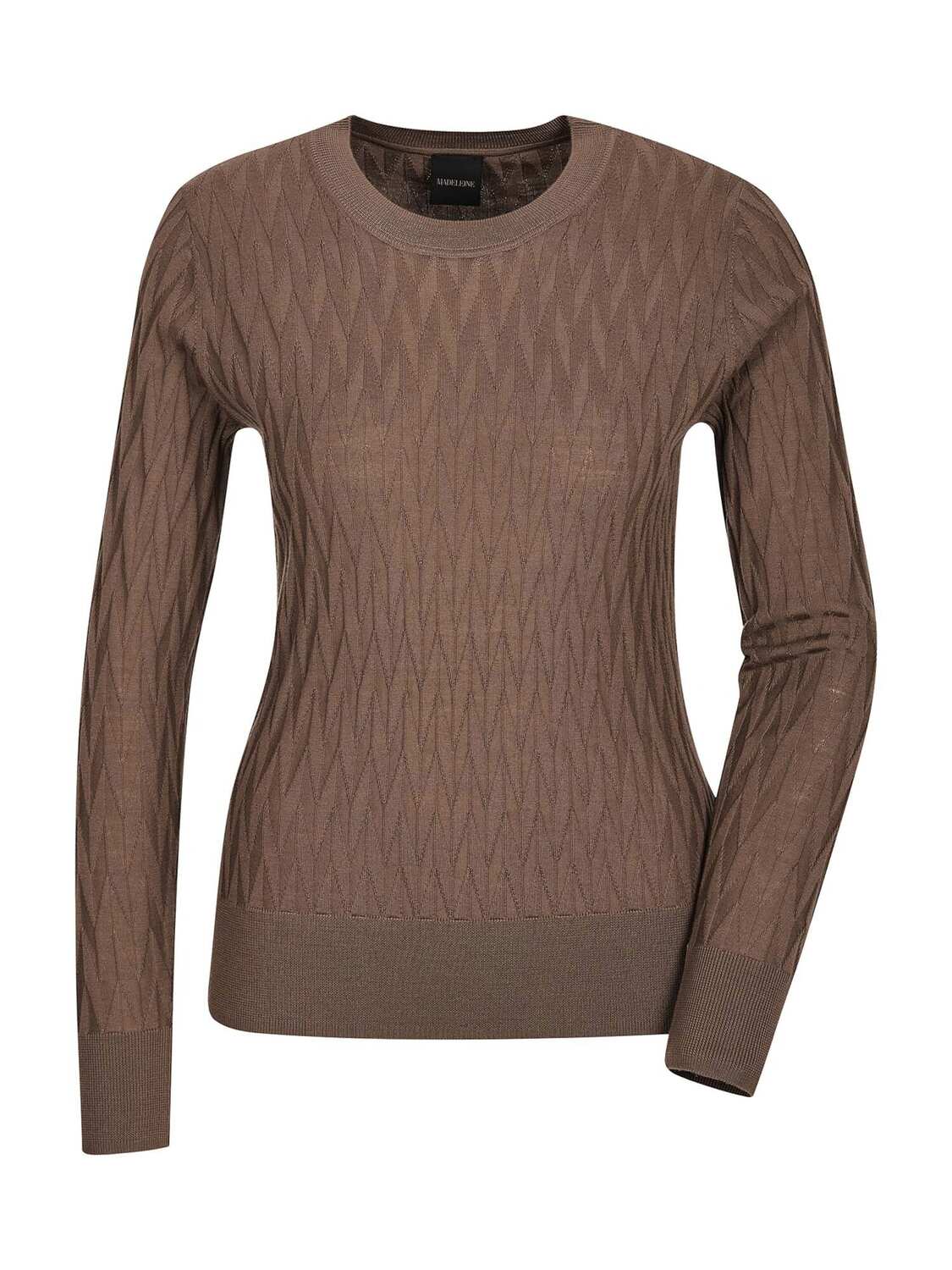 

MADELEINE Свитер в коричневом цвете