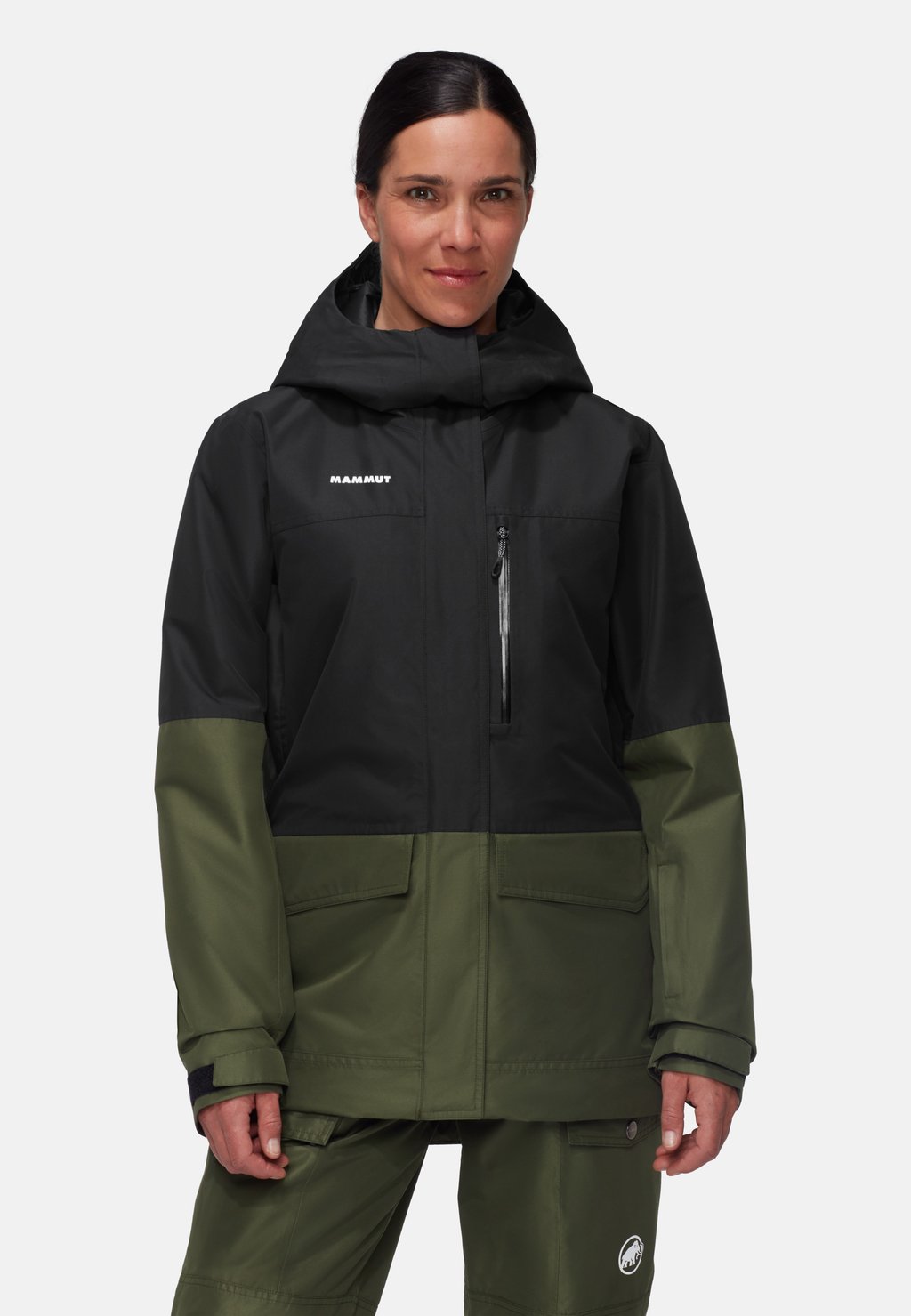 

Лыжная куртка FALL LINE HS THERMO - Snowboard jacket Mammut, зеленый