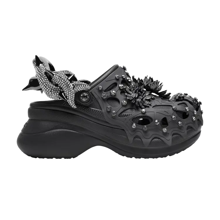 Кроссовки Swarovski x Wmns Classic Bae Clog 'Black', черный