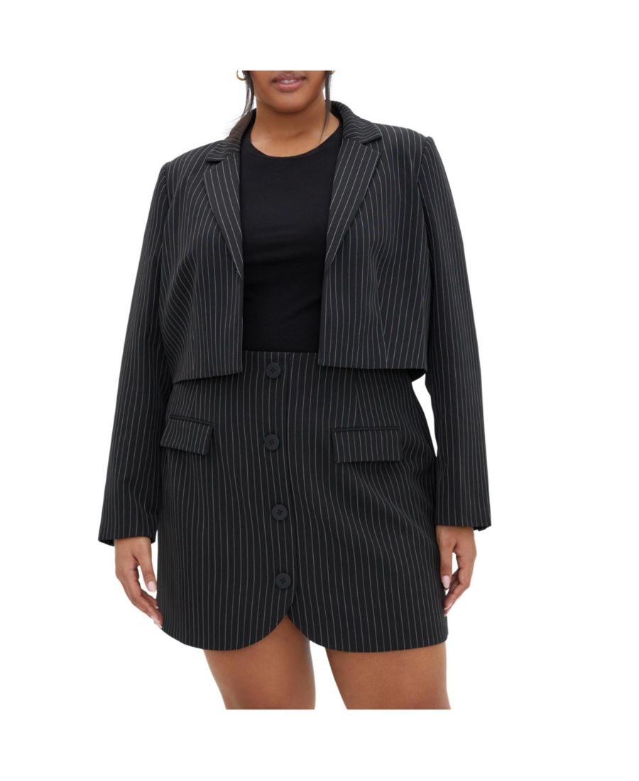

Женская куртка Payton в полоску CITY CHIC, Black pinstripe