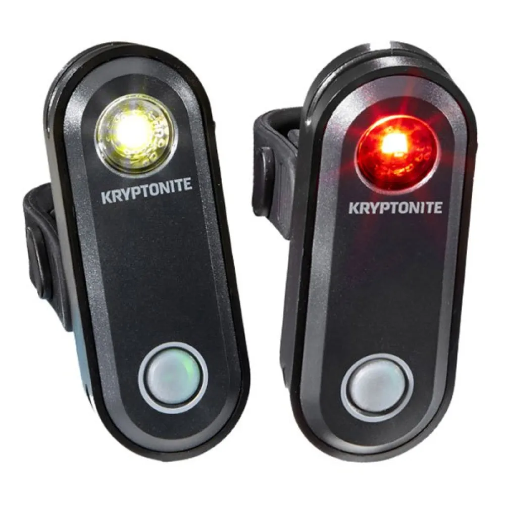 

Комплект велосипедных фонарей Kryptonite Avenue F-65+Avenue R-30, черный