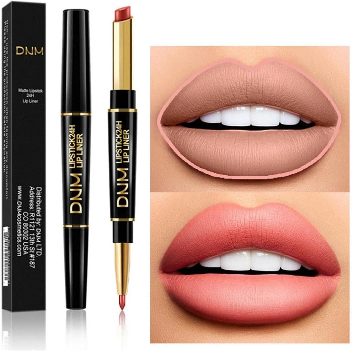 Тональный бальзам для губ Foreted Double Head Lip Liner Red