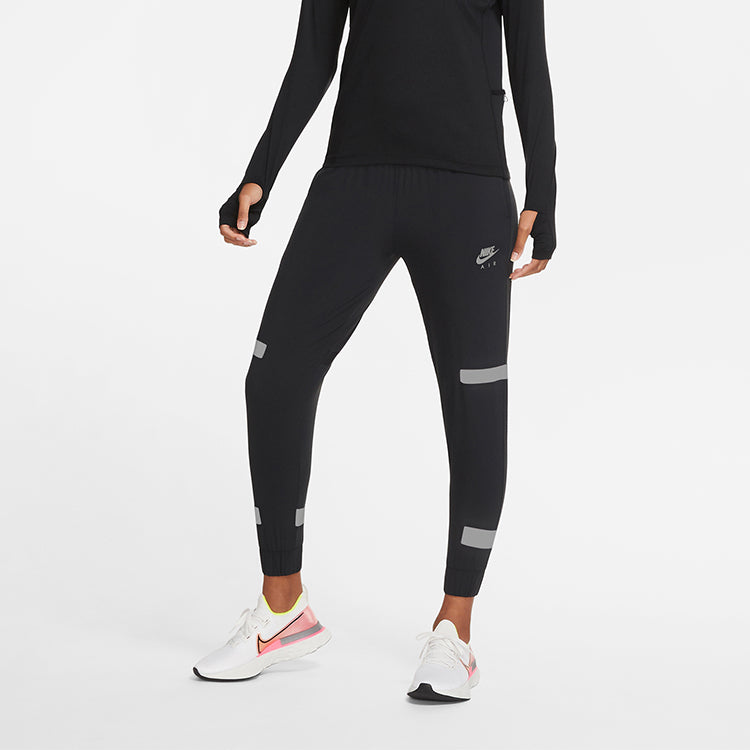 Спортивные брюки (WMNS) Nike Sports Running Casual Slim Fit Lacing Long Pants/Trousers Black CU3350-010 — фото 3