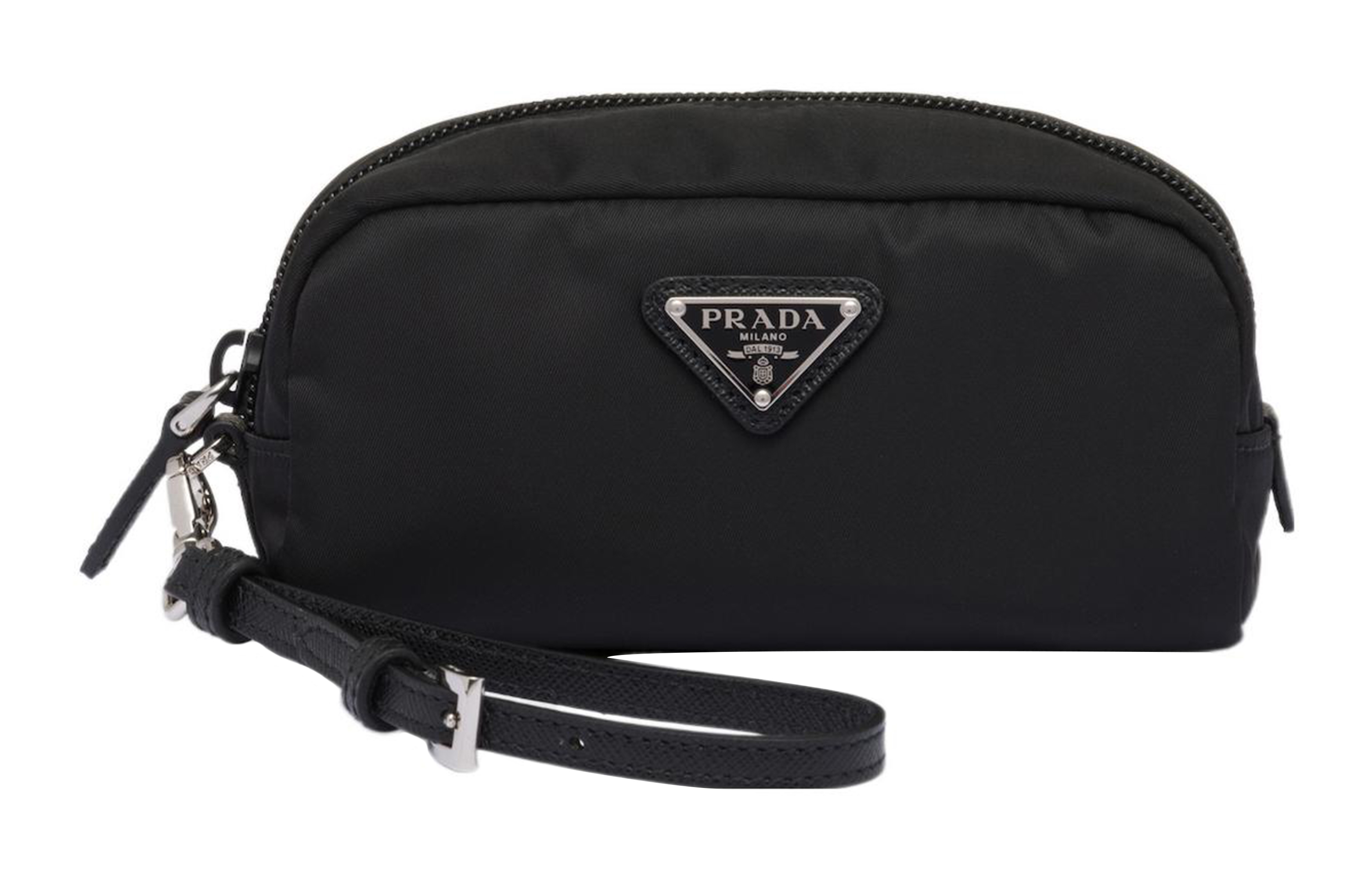 

PRADA Переработанный нейлоновый клатч унисекс черный