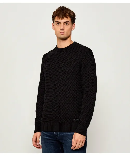 

Свитер Syer Regular fit Hugo, черный