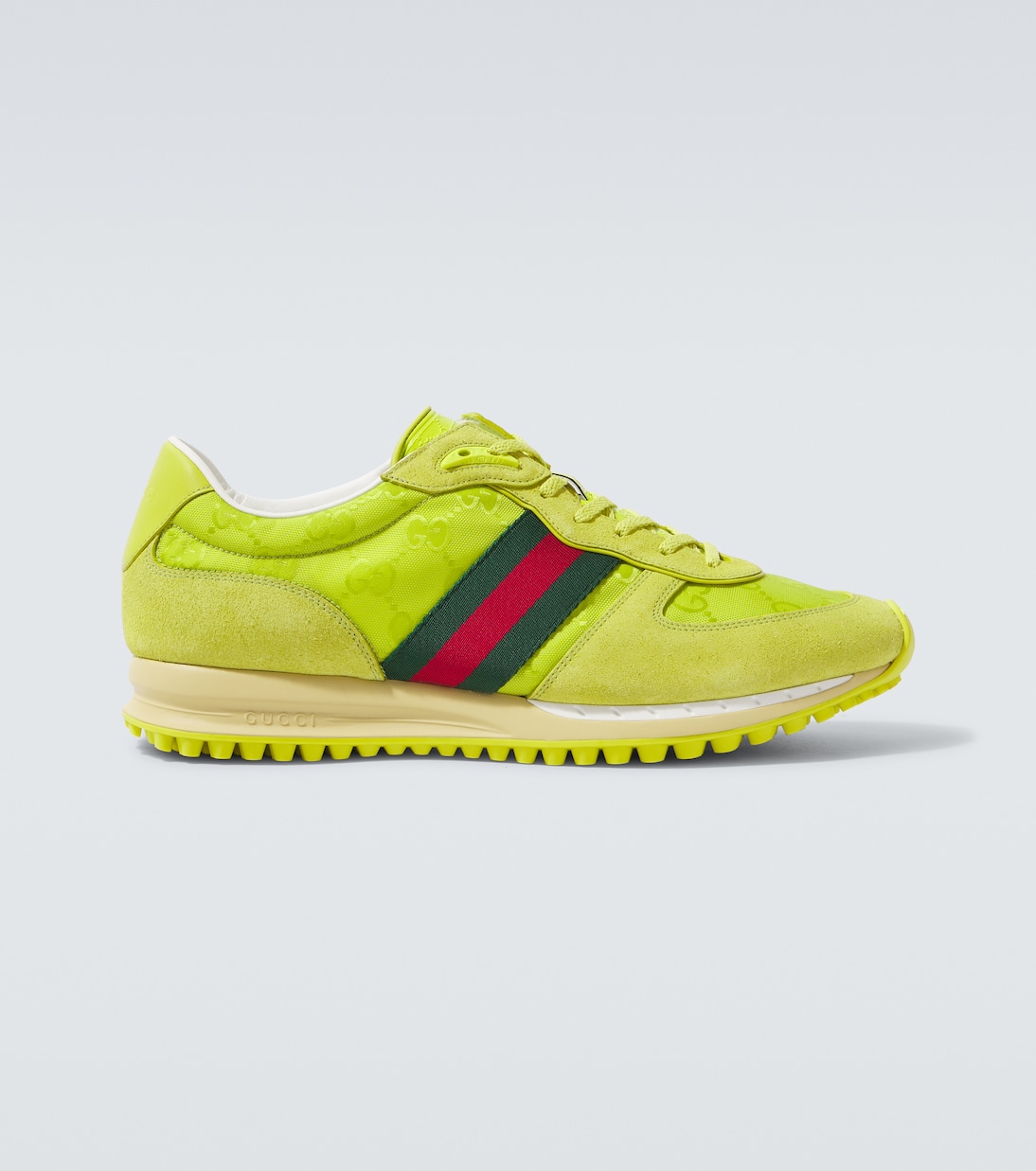 

Re-Motion Web Stripe кроссовки с отделкой из замши Gucci, Fire/S.G/Fir/Gr