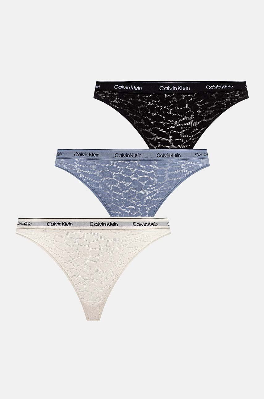 

Calvin Klein Underwear, 3 пары нижнего белья, мультиколор