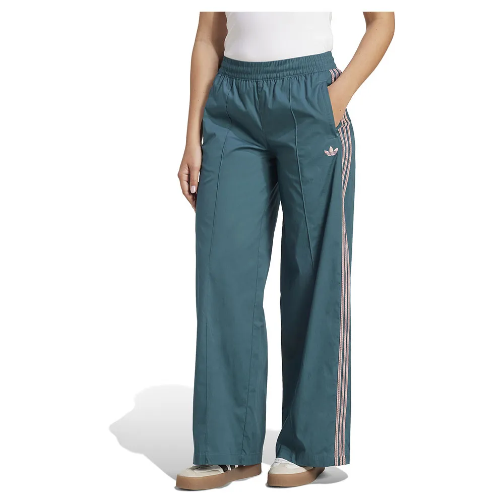 

Брюки adidas Originals Wide Leg, зеленый