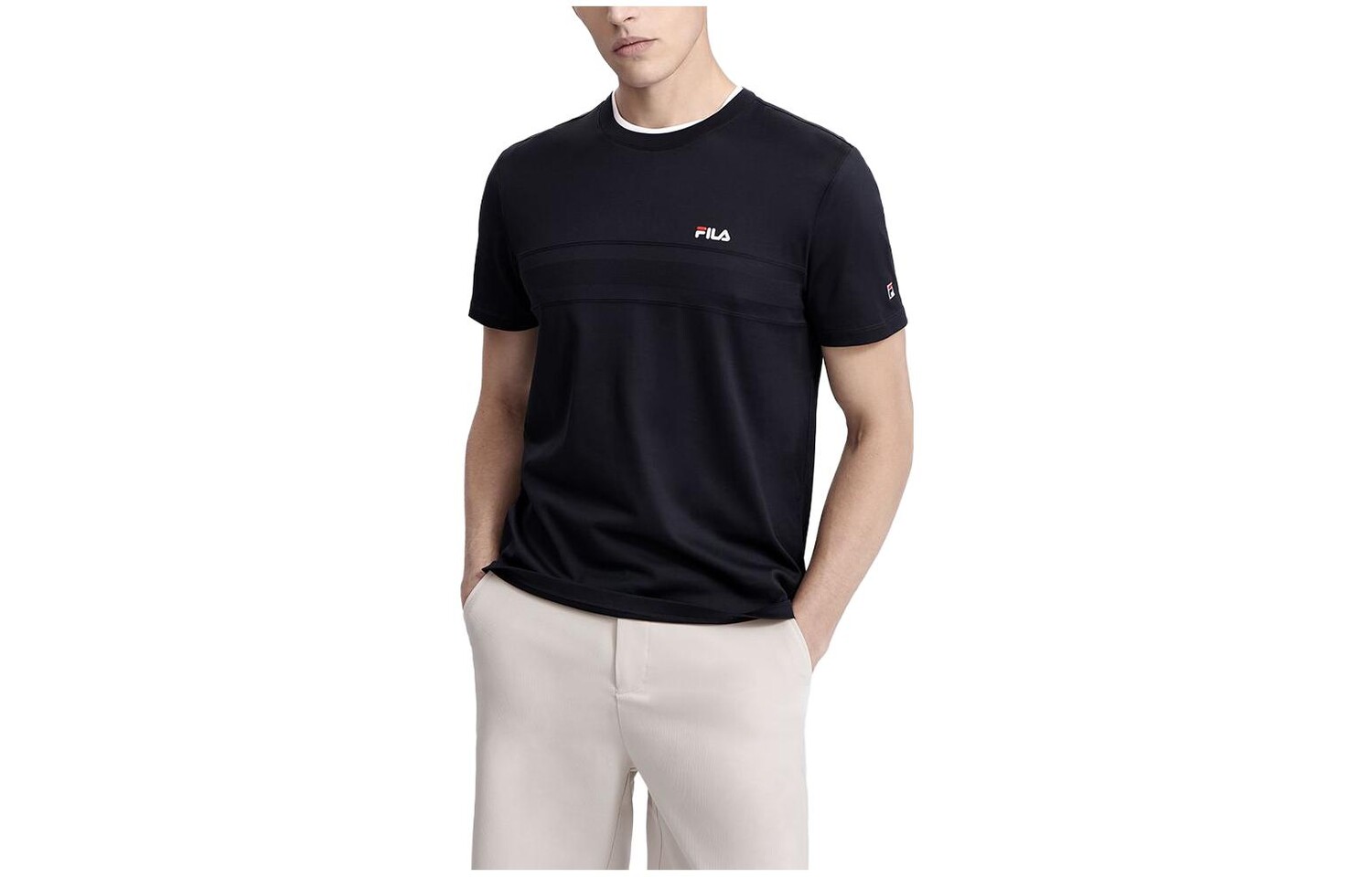 

Футболка мужская темно-синяя Fila, цвет Legend Blue