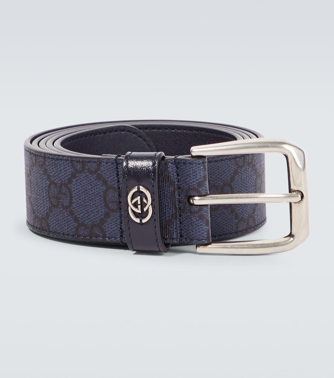 

Кожаный ремень gg Gucci, синий
