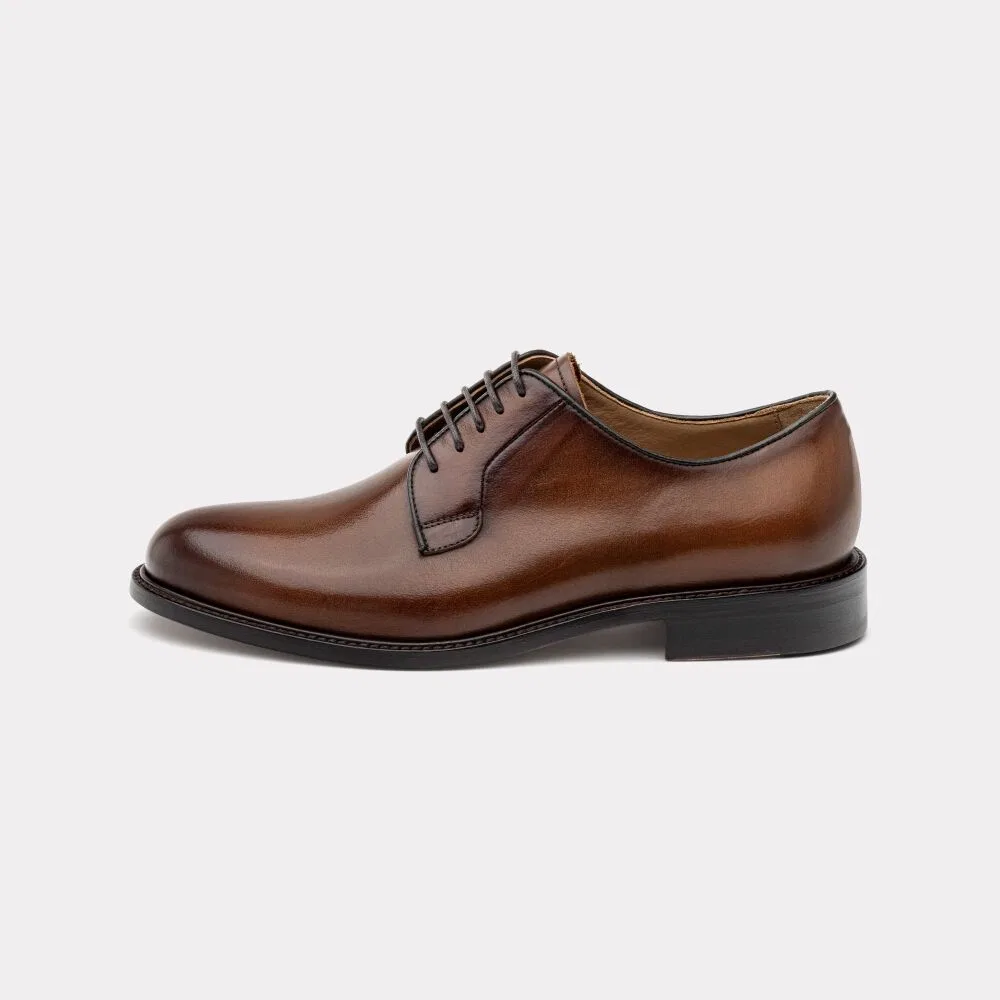 Мужские дерби Charlse Votum Plain Toe коричневые