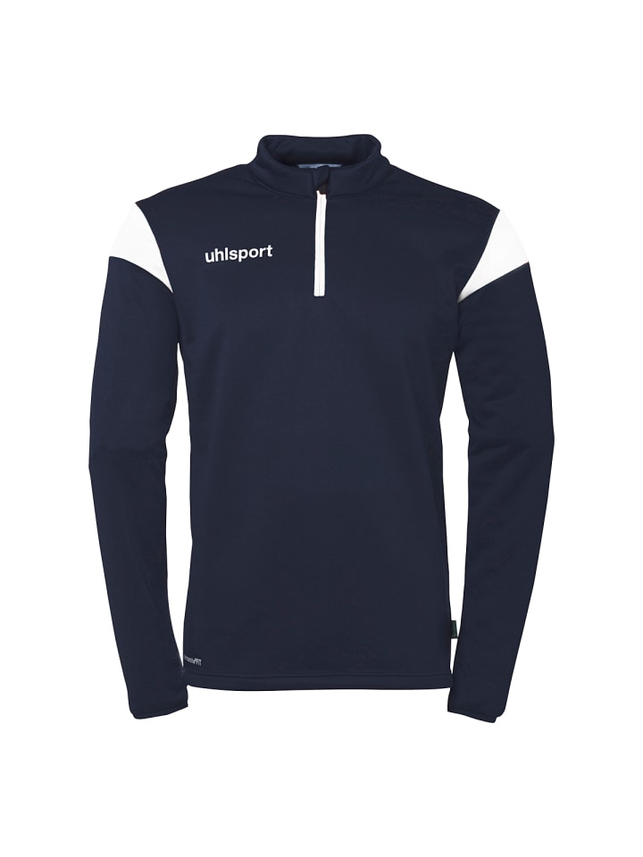 

Uhlsport Футболка Squad 27 с застежкой-молнией на четверть длины, темно-синяя/белая
