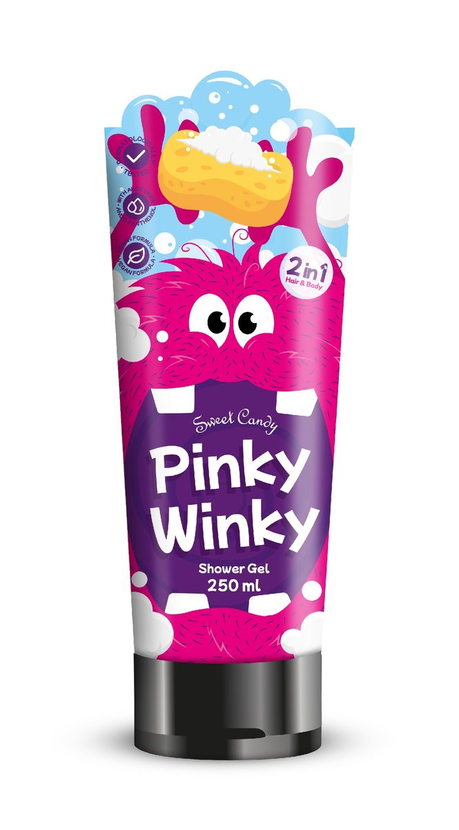

SWEET CANDY Шампунь и гель для душа 2в1 - Pinky Winky 250 мл Dramers