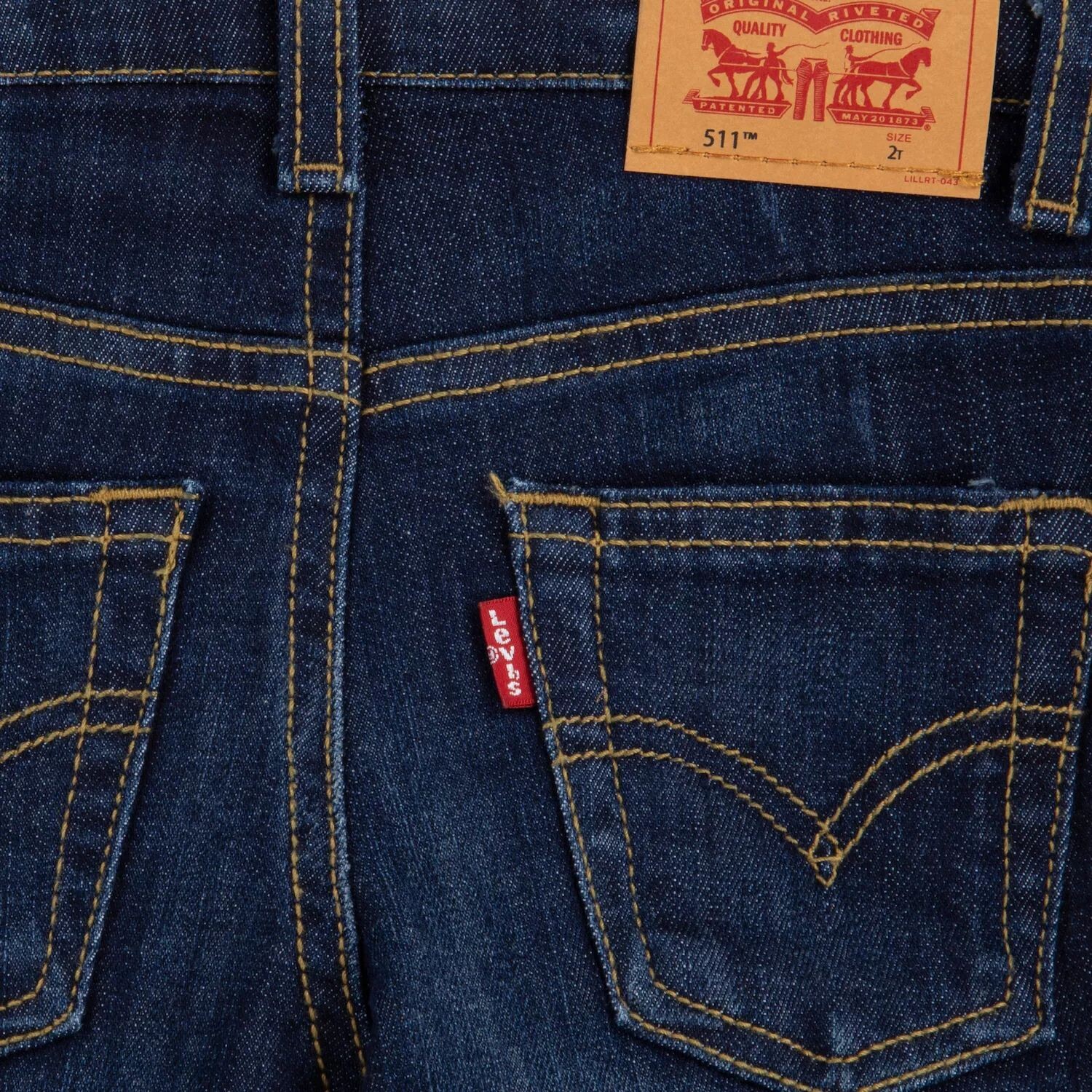 Джинсовые шорты Levi's 511 Slim Fit Performance для маленьких мальчиков Levi's — фото 3