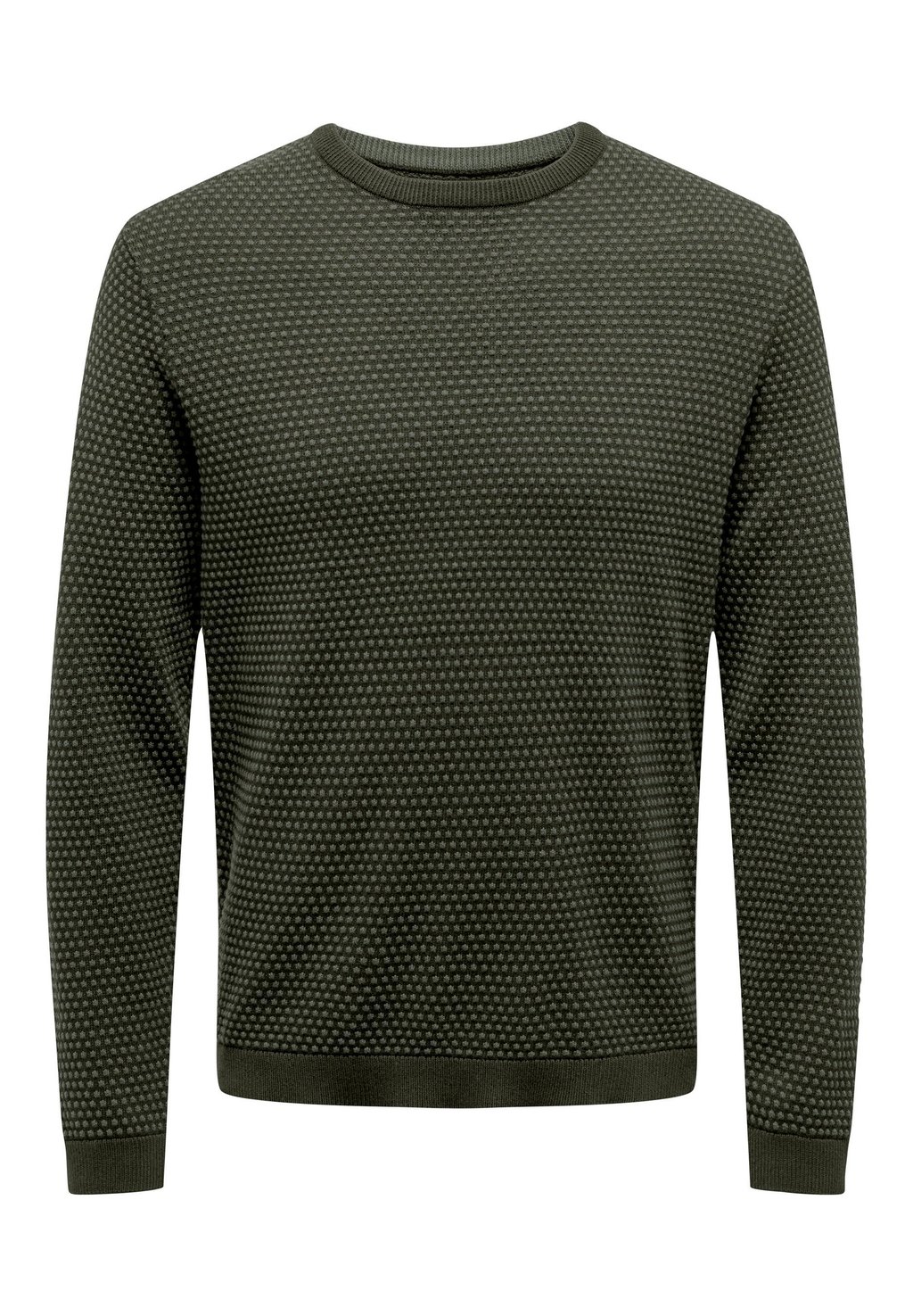 

Вязаный свитер LEGERER FEIN GEPUNKTETER LONGSLEEVE Only & Sons, цвет grün