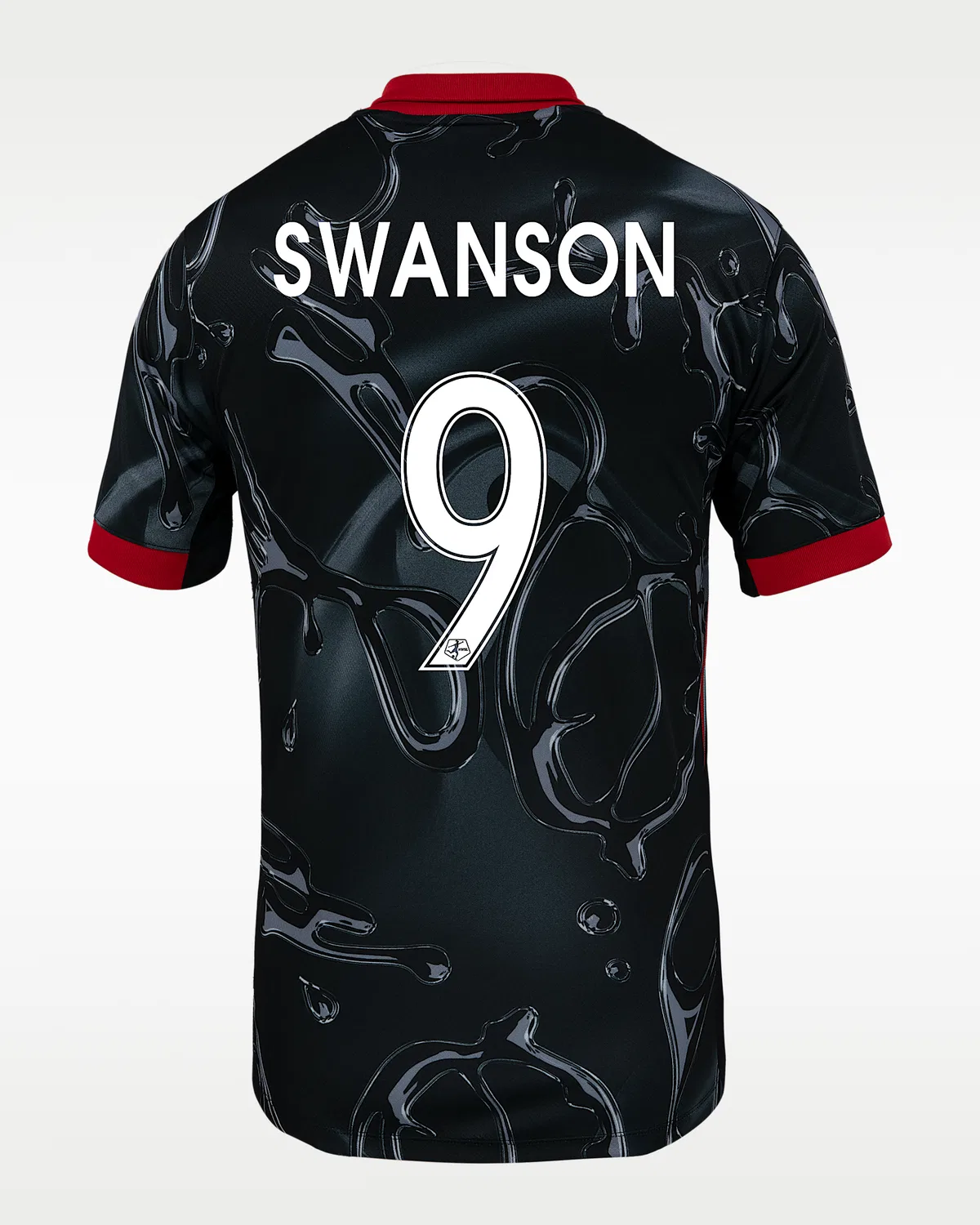 Мужская футболка Nike Dri-FIT NWSL Replica Jersey Mallory Swanson Chicago Stars FC 2025 Stadium Away, Black — фото 2